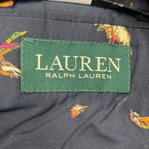 Lauren Ralph Lauren Mens Black Corduroy Sport Coat 48R Ultraflex